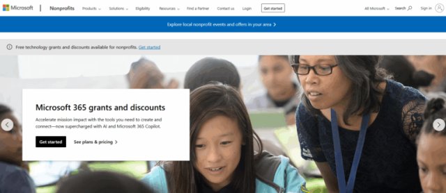 Microsoft Nonprofit Grants